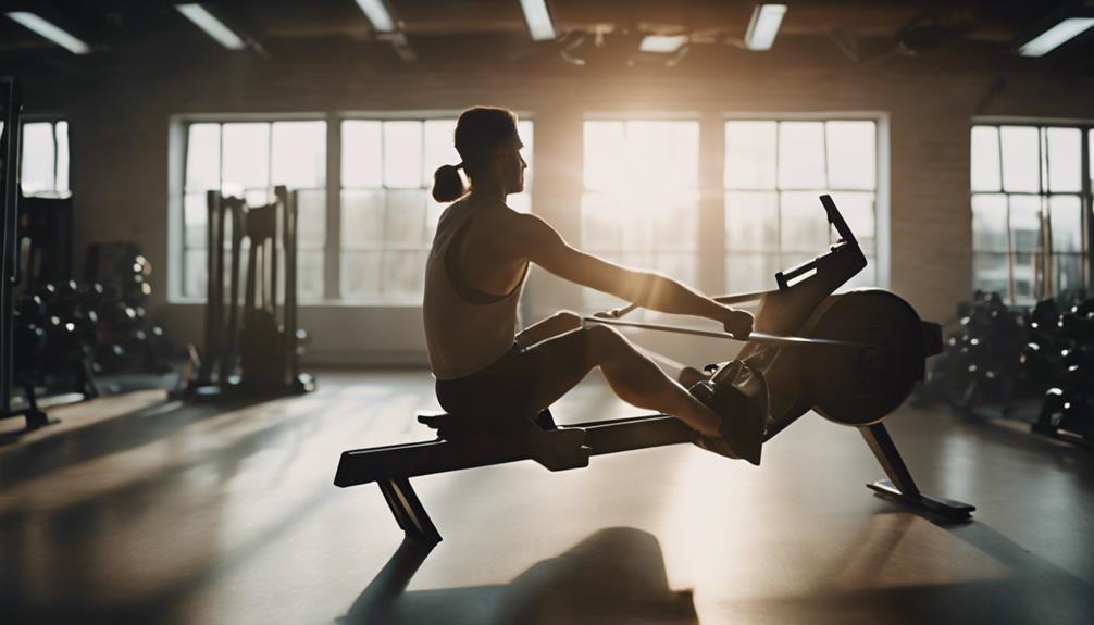 benefits of rowing for muscle building