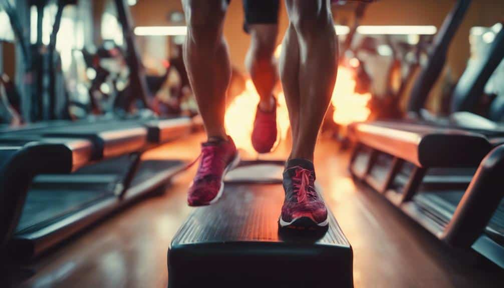 burning calories through exercise