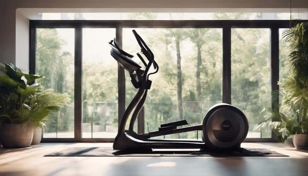 elliptical trainer with incline