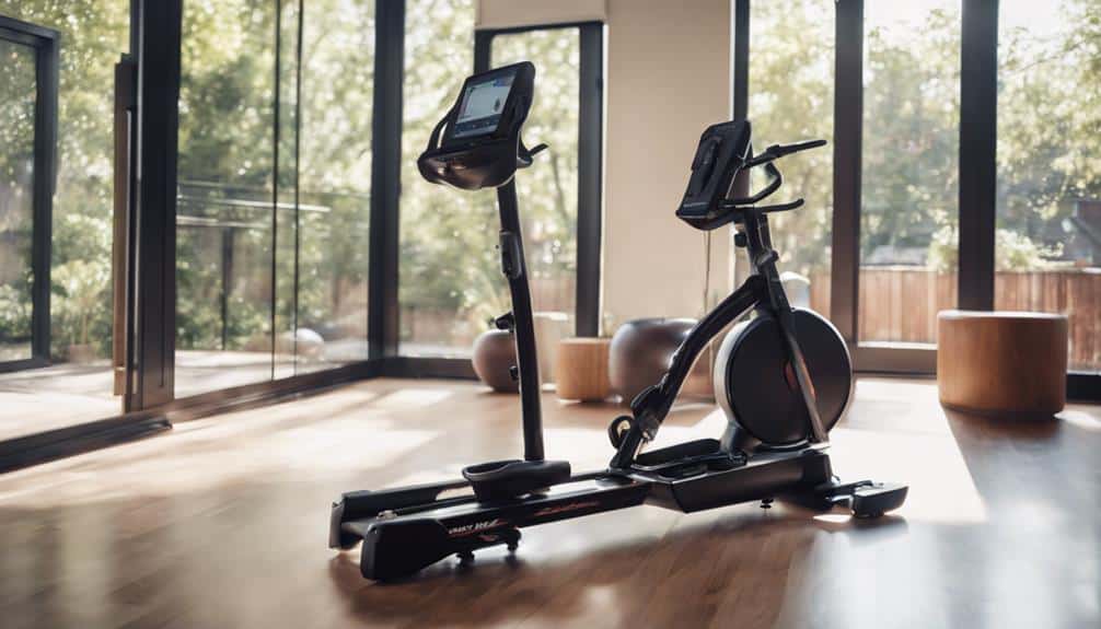 exercise bike with screen