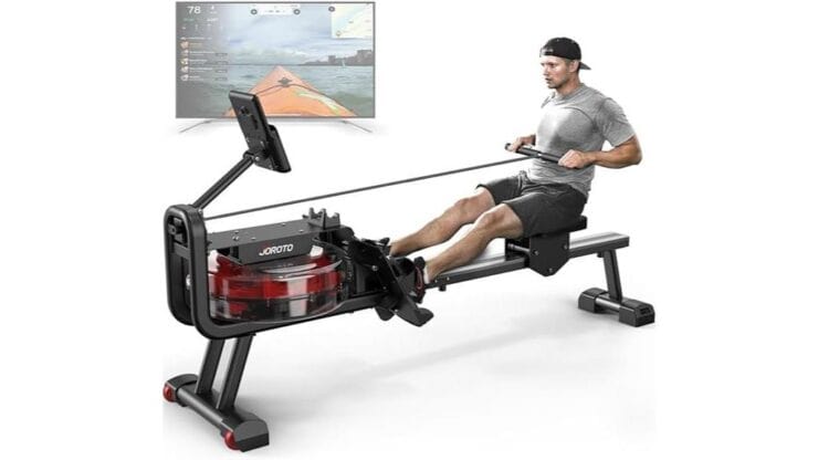 folding water resistance rower