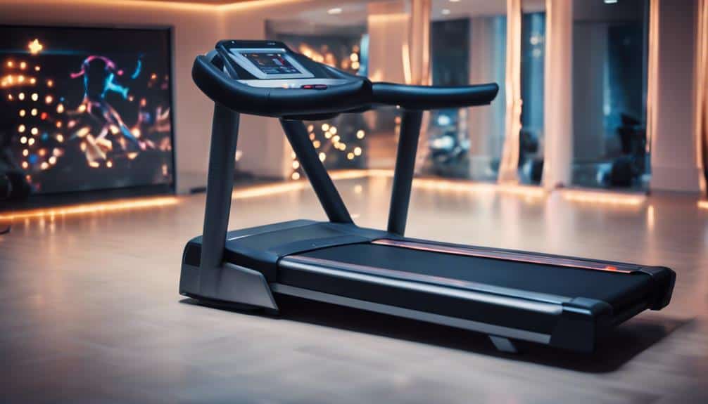 high tech treadmill features