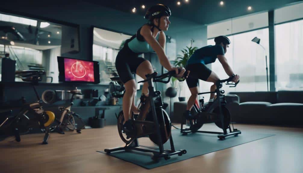 interactive cycling and running