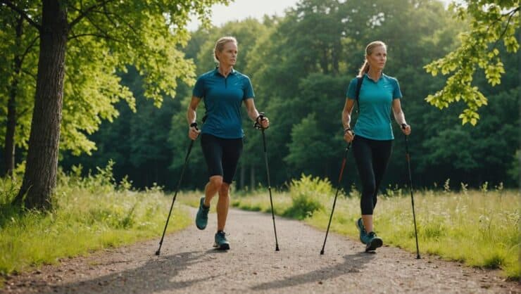 nordic walking crosstrainer muskelgruppen