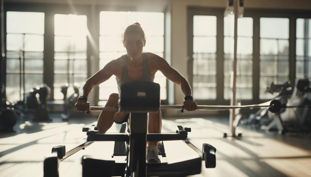 rowing burns calories effectively