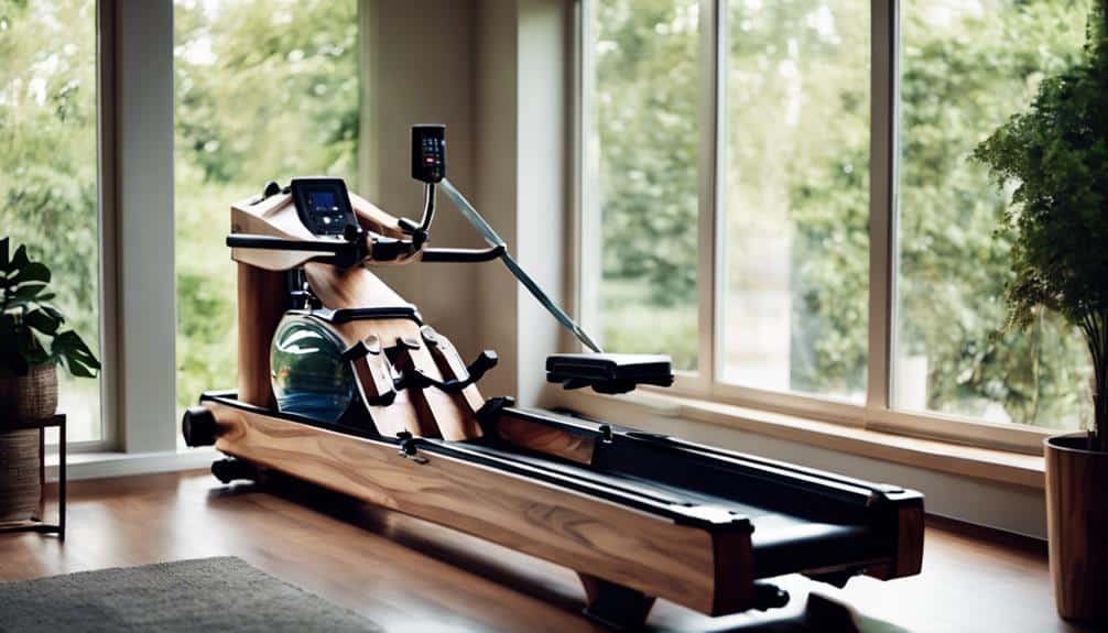 rowing machine with water