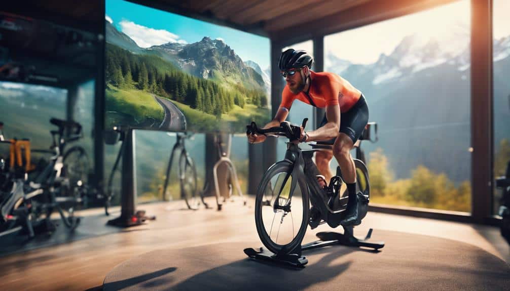 virtual cycling training platform